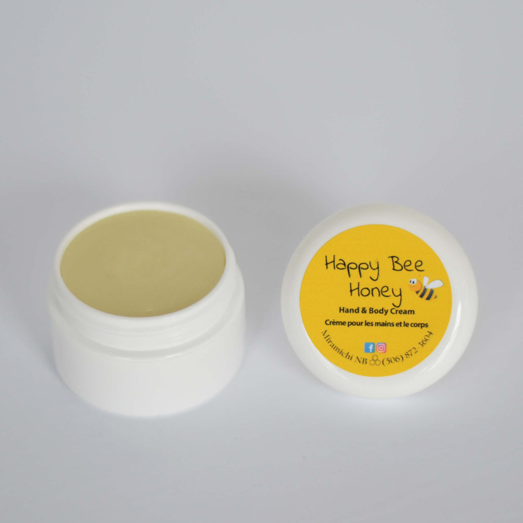 Natural Beeswax Hand & Body Cream - 0.5 oz jar
