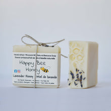 Load image into Gallery viewer, Lavender Honey Natural Beeswax Soap
