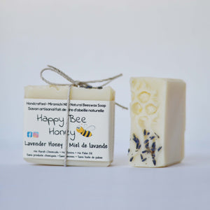 Lavender Honey Natural Beeswax Soap