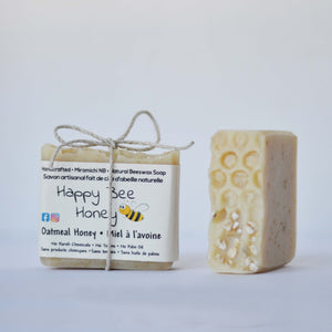 Oatmeal Honey Natural Beeswax Soap